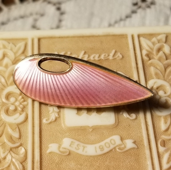 Vintage Jewelry - VINTAGE ivar holth sterling guilloche brooch